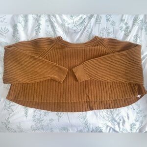 Aeropostale Burnt orange crop sweater